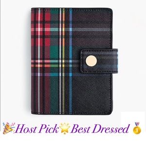 🆕 J. Crew Tartanpassport case/receipt holder